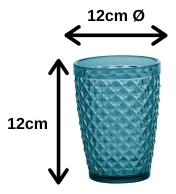 Jarra De Acrílico Com Tampa 3lts + 6 Copos 500ml Luxxor