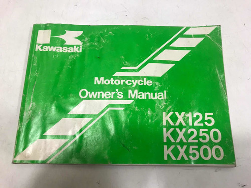 Manual Mantenimiento Usuario Kawasaki Kx 125 250 500 1993