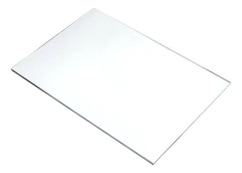 Placa Corte Acrílico Transparente Cristal 120 X 120 De 3mm 