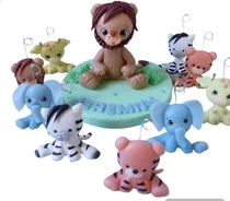 Comprar Combo 20 Souvenirs Animalitos Y Adorno Torta Porcelana Fría 
