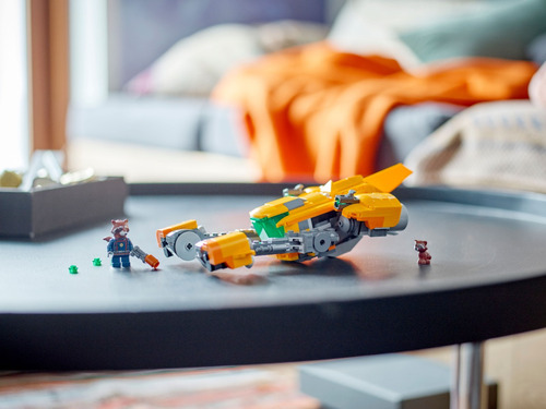 Kit de barcos Lego The Baby Rocket de Marvel Super Heroes 76254, número de piezas: 330