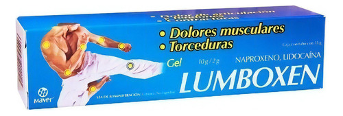  Lumboxen Gel Dolores Musculares /naproxeno Lidocaína Tipo de envase Tubo