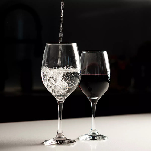 Set 4 Piezas Copas Vino Tinto Copón Vidrio 12 Oz 350 Ml