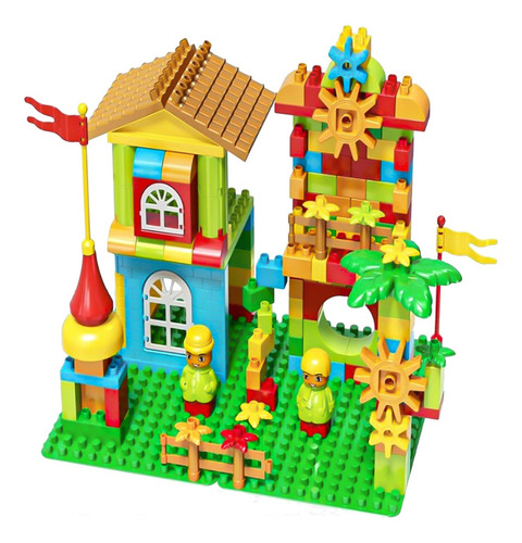 Juego Academia Bloques Construcción Escuela Didáctico 189pcs