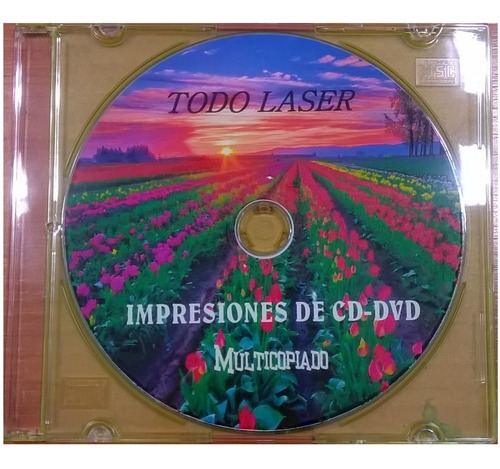 Impresión De Dvd/cd Alta Calidad X 4 Unid.