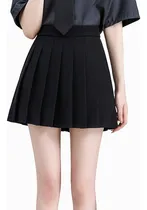 Comprar Falda Corta Tableada,falda Circular,corte A Amplia Casual