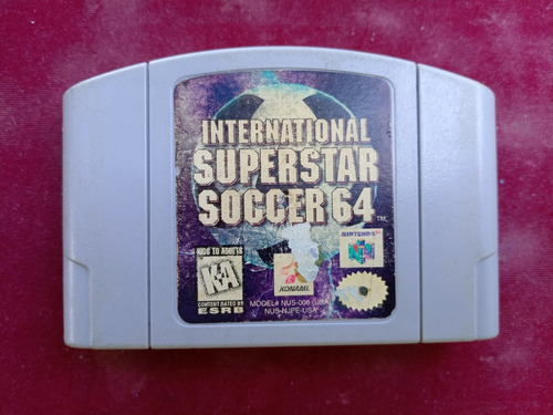 International Superstar Soccer 64 ( Nintendo 64 ) 15v  (^o^)