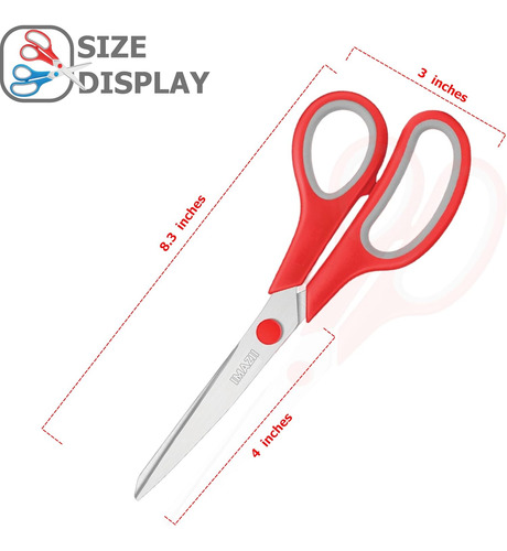 Tijeras Multiusos De 8 Pulgadas X6 Paquete