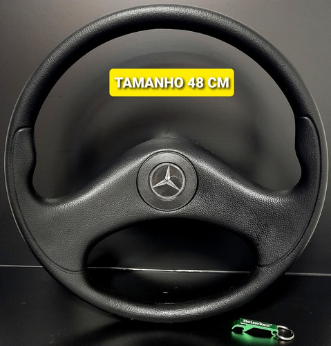 Volante De Caminhão Mercedes Benz Mb 2213 Hpn Black 48cm Vc