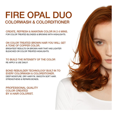 Shampoo E Condicionador Celeb Luxury Gem Lites Fire Opal