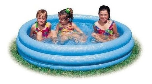 Intex - Piscina Inflable De Cristal Azul (45 Pulgadas 10 Pul