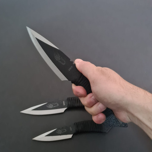 Imagen 3 de 4 de Kunai Cuchillo De Lanzar X 3 Unidades Scorpion Shuriken