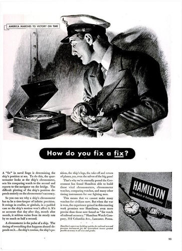 Hamilton Mariner Chronometer Mod 22 Fantástica Conservação