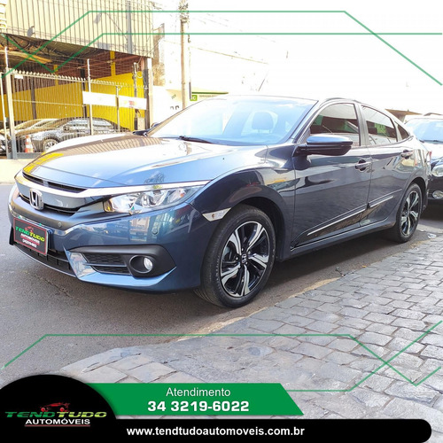 Imagem 2 de 7 de Honda Civic Exl 2.0 Azul 2019