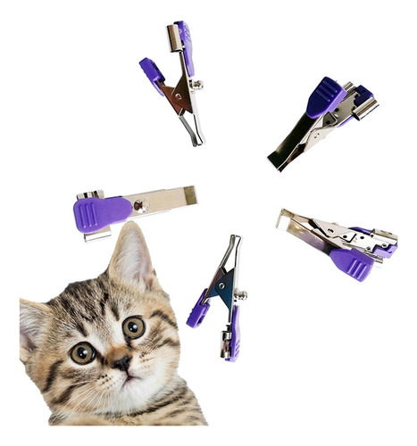 5x Pets Ecg Alligator Clip Cables De Prueba Eléctricos Clip