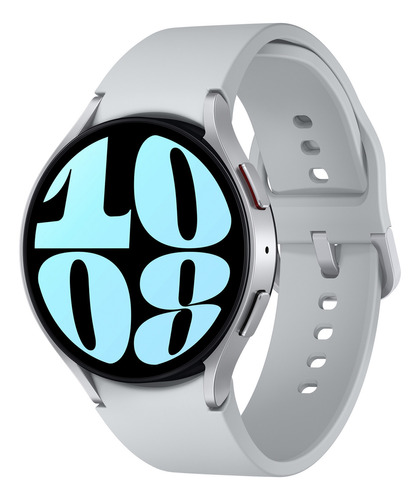 Samsung Galaxy Watch 6 R940 44mm Plata Color de la caja Plateado Color de la correa Plateado Color del bisel Plateado Diseño de la correa Plateado