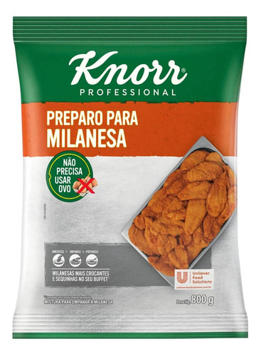 Preparado Para Fritura Knorr Milanesa Pacote 800g
