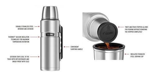 Termos Thermos De Acero Inox De 2l Mejores Que Los Stanley!!