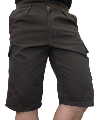 Bermudas Cargo Vs Colores Reforzadas Talles Especiales 52/58