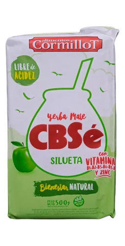 Yerba Cbse Silueta 500 Grs X 7 Unidades