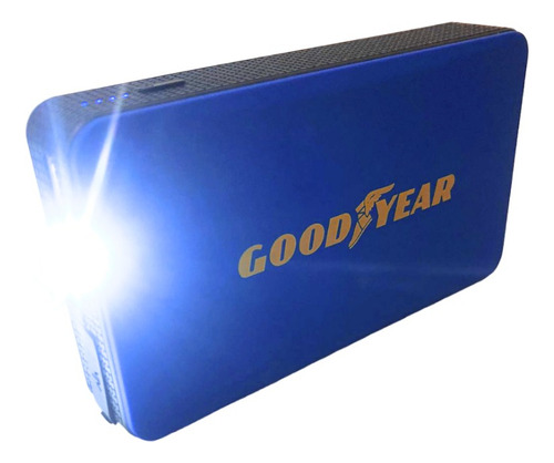 Arrancador De Bateria Cargador 12v Goodyear 8000mah Linterna