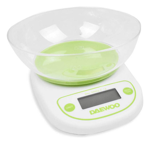 Balanza De Cocina Daewoo Hasta 5kg + Bowl Oferta