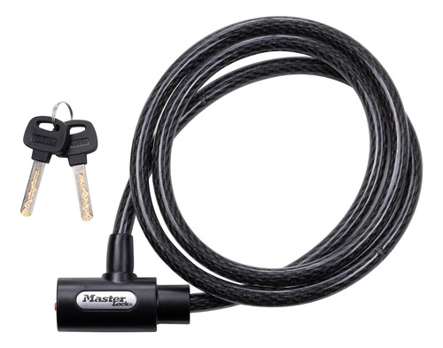 Candado De Cable Bicicleta 8364dcc Llave, 5 Pies De Lar...