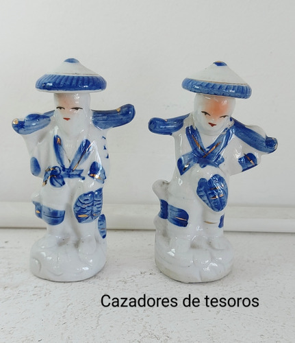 Adornos De Cerámica Vintage  Pescador