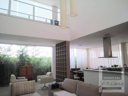 Imagem 4 de 30 de Sobrado Com 3 Dormitórios, 371 M² - Venda Por R$ 2.000.000,00 Ou Aluguel Por R$ 13.000,00/mês - Condomínio Residencial Giverny - Sorocaba/sp - So0110