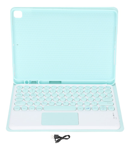 Funda Con Teclado Para Tableta Ios De 10 Pulgadas, Redonda,