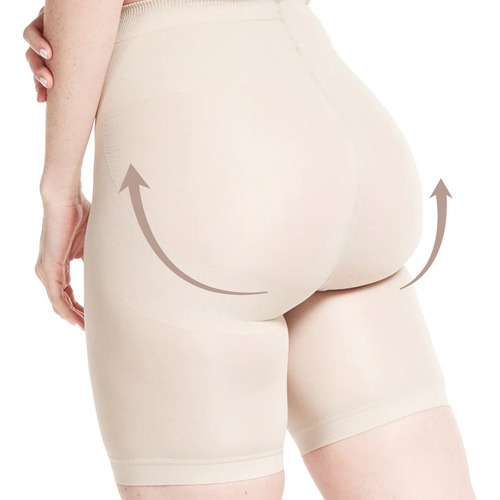 Panty Colombiano Short Invisible Levanta Cola Sin Látex