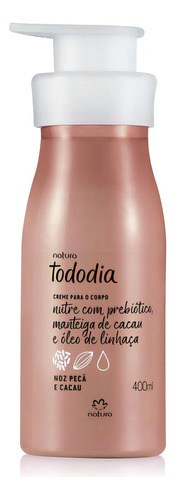  Creme Hidratante Natura Noz Pecã Cacau Todo Dia 400ml