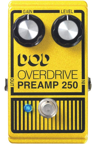 Dod Overdrive 250 Analog Overdrive Preamp