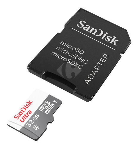 Memoria Sandisk Micro Sd 32 Gb Con Adapt Clase 10 Celular