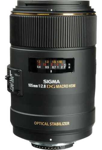 Imagen 1 de 8 de Lente Sigma 105mm F2.8 Macro Nikon 4 Años Garantía Oficial