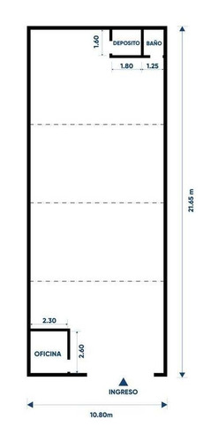 Imagen 3 de 7 de Galpón Con Oficina · Sobre Colectora Vélez Sarsfield · 233m²