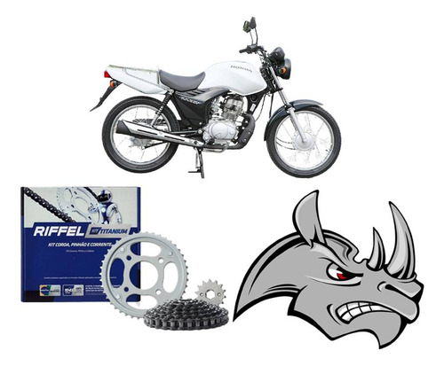 Kit Relação Riffel Cg Cargo Fan 125 2009 2010 A 2013