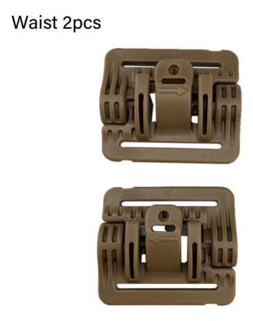 2pcs Tactical Vest Quick Release Buckle Slider Molle Str Nna