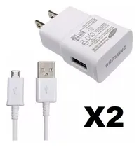 Comprar 2 Cargadores Original Samsung Carga Rapida Micro V8 - Tipo C