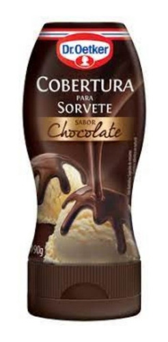 Cobertura Para Sorvete Sabor Chocolate Dr.oetker 190g.