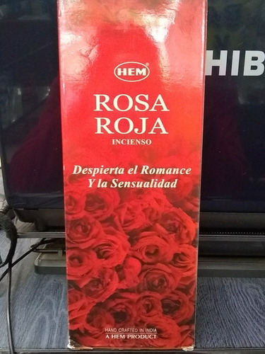 Incienso Rosa Roja Hem - Despierte El Romance Y Sensualidad 