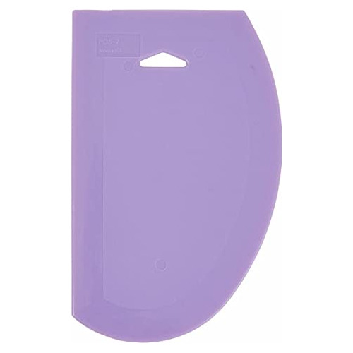 Winco Plastic Dough Scrapers, Morado, Sin Alérgenos, 7...