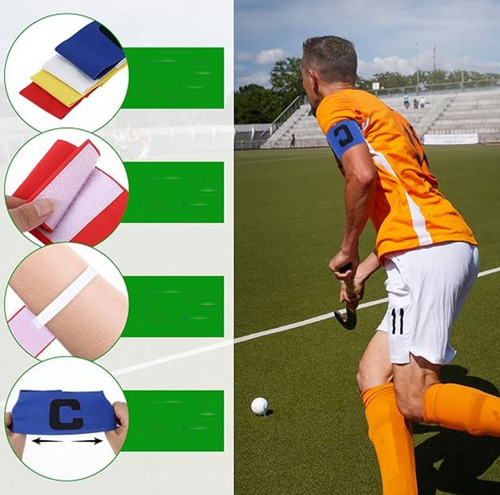 C Word Brazalete Bandas De Capitán Elásticas Para Fútbol JOYGOD rosa 10pc