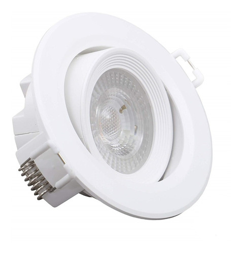 Imagen 3 de 10 de Downlight Embutir Led 5w Direccionable - Calidad Unilux