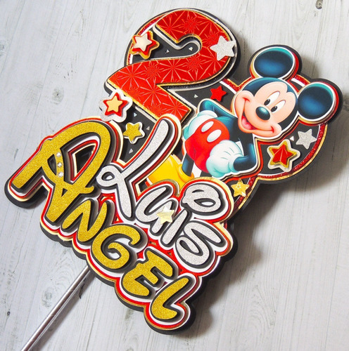 Imagen 5 de 10 de Toppers 3d Relieve Torta Minitoppers Cupcake Y Afiche Fiesta