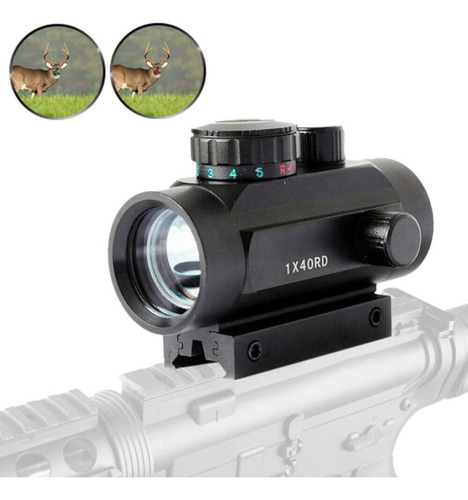 X 1x40 Red Dot Trilho De 11 Mm Y 20 Mm Holográfica