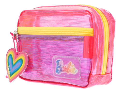 Lapicera Escolar Barbie Rosa Morado Niña Pencil Case Color Rosa Chicle Lisa