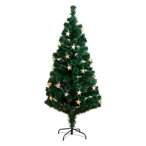 Árbol Navidad Artificial 5 Pies Pre-iluminado Led Estrella