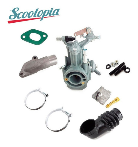 Kit Carburador Jetex Sh22 Lambretta Dl 150. M_clasicas. 