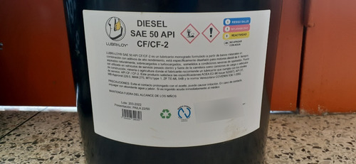 Aceite Sae 50 Monogrado Motor (req Api-cf/cf-2)